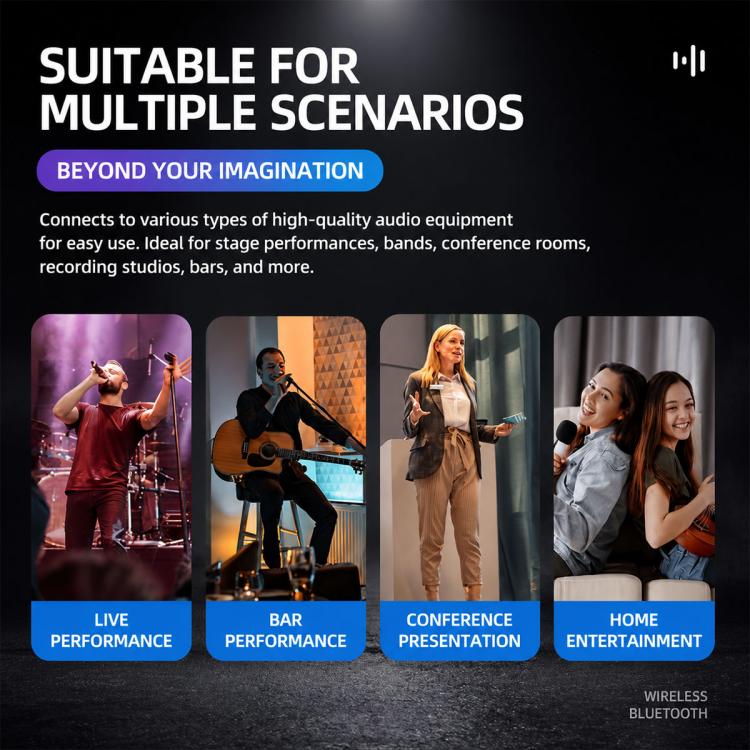 Mixer professionale Bluetooth a 8 canali CT-8 con scheda audio USB, EU Plug, UK Plug, US Plug