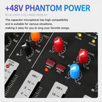 Mixer professionale Bluetooth a 8 canali CT-8 con scheda audio USB, EU Plug, UK Plug, US Plug