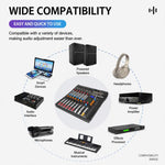 Mixer professionale Bluetooth a 8 canali CT-8 con scheda audio USB, EU Plug, UK Plug, US Plug