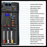 CT-12 Mixer professionale a 12 canali con Bluetooth per registrazione e streaming live, EU Plug, UK Plug, US Plug