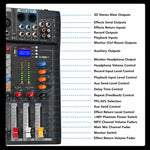 CT-16 Mixer professionale a 16 canali con Bluetooth per registrazione e sistema audio KTV, EU Plug, UK Plug, US Plug