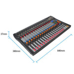 CT-16 Mixer professionale a 16 canali con Bluetooth per registrazione e sistema audio KTV, EU Plug, UK Plug, US Plug