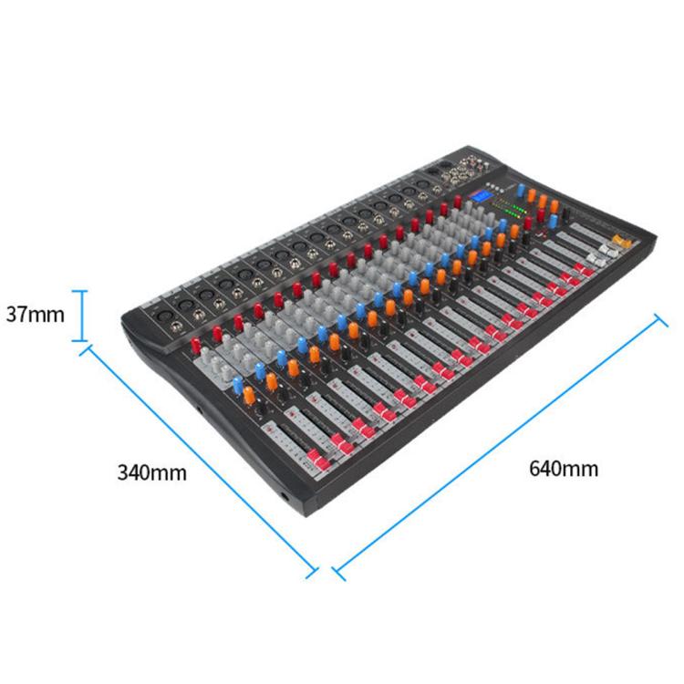 CT-16 Mixer professionale a 16 canali con Bluetooth per registrazione e sistema audio KTV, EU Plug, UK Plug, US Plug