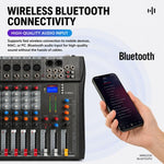 CT-16 Mixer professionale a 16 canali con Bluetooth per registrazione e sistema audio KTV, EU Plug, UK Plug, US Plug