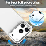 Custodia per telefono ultra sottile senza cornice in TPU + PET + PC antiurto., For iPhone 17 Pro Max, For iPhone 17 Pro, For iPhone 17