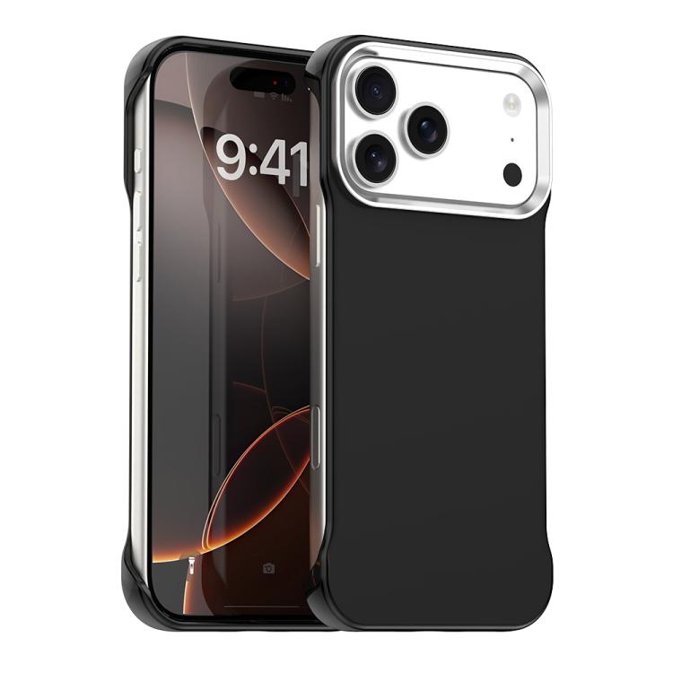Custodia per telefono ultra sottile senza cornice in TPU + PET + PC antiurto., For iPhone 17 Pro Max, For iPhone 17 Pro, For iPhone 17