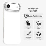 Custodia per telefono ultra sottile senza cornice in TPU + PET + PC antiurto., For iPhone Air, For iPhone 16 Pro Max, For iPhone 16 Pro