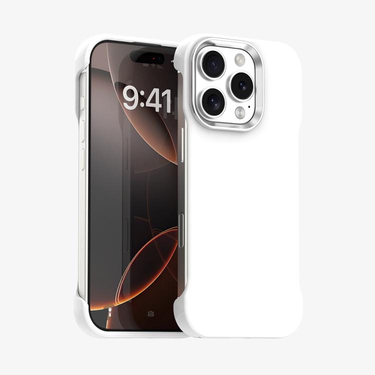Custodia per telefono ultra sottile senza cornice in TPU + PET + PC antiurto., For iPhone Air, For iPhone 16 Pro Max, For iPhone 16 Pro