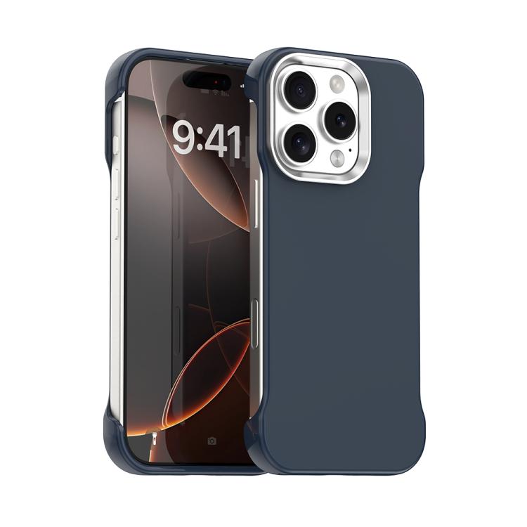 Custodia per telefono ultra sottile senza cornice in TPU + PET + PC antiurto., For iPhone Air, For iPhone 16 Pro Max, For iPhone 16 Pro