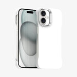 Custodia per telefono ultra sottile senza cornice in TPU + PET + PC antiurto., For iPhone 16 Plus, For iPhone 16, For iPhone 15 Pro Max