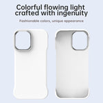 Custodia per telefono ultra sottile senza cornice in TPU + PET + PC antiurto., For iPhone 16 Plus, For iPhone 16, For iPhone 15 Pro Max