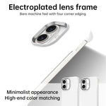 Custodia per telefono ultra sottile senza cornice in TPU + PET + PC antiurto., For iPhone 16 Plus, For iPhone 16, For iPhone 15 Pro Max