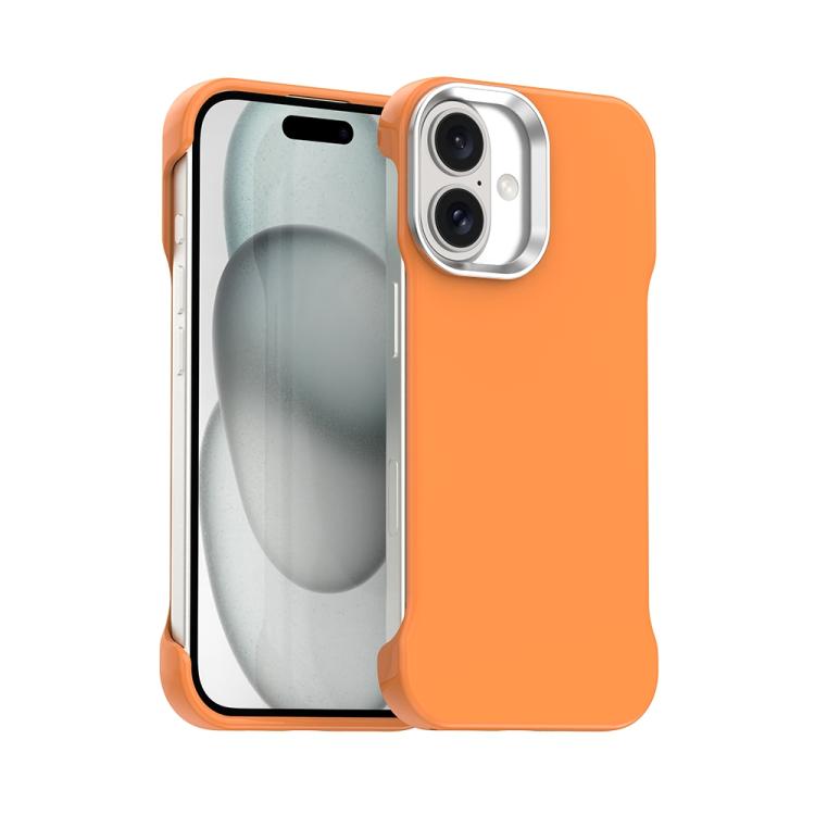 Custodia per telefono ultra sottile senza cornice in TPU + PET + PC antiurto., For iPhone 16 Plus, For iPhone 16, For iPhone 15 Pro Max