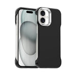 Custodia per telefono ultra sottile senza cornice in TPU + PET + PC antiurto., For iPhone 16 Plus, For iPhone 16, For iPhone 15 Pro Max