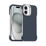Custodia per telefono ultra sottile senza cornice in TPU + PET + PC antiurto., For iPhone 16 Plus, For iPhone 16, For iPhone 15 Pro Max