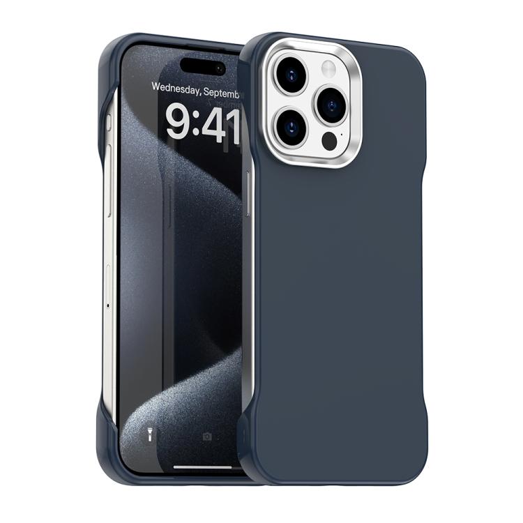 Custodia per telefono ultra sottile senza cornice in TPU + PET + PC antiurto., For iPhone 16 Plus, For iPhone 16, For iPhone 15 Pro Max