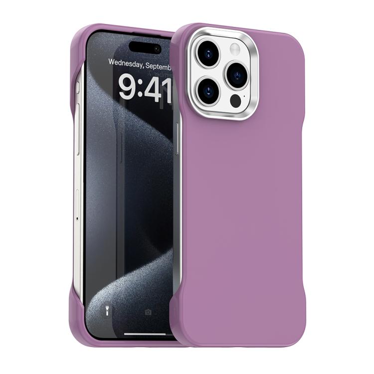 Custodia per telefono ultra sottile senza cornice in TPU + PET + PC antiurto., For iPhone 16 Plus, For iPhone 16, For iPhone 15 Pro Max