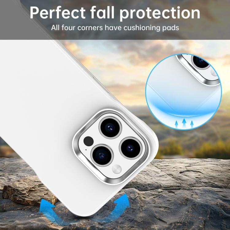 Custodia per telefono ultra sottile senza cornice in TPU + PET + PC antiurto., For iPhone 15 Pro, For iPhone 15 Plus, For iPhone 15