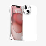 Custodia per telefono ultra sottile senza cornice in TPU + PET + PC antiurto., For iPhone 15 Pro, For iPhone 15 Plus, For iPhone 15