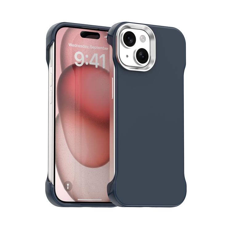 Custodia per telefono ultra sottile senza cornice in TPU + PET + PC antiurto., For iPhone 15 Pro, For iPhone 15 Plus, For iPhone 15