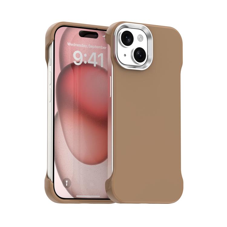 Custodia per telefono ultra sottile senza cornice in TPU + PET + PC antiurto., For iPhone 15 Pro, For iPhone 15 Plus, For iPhone 15