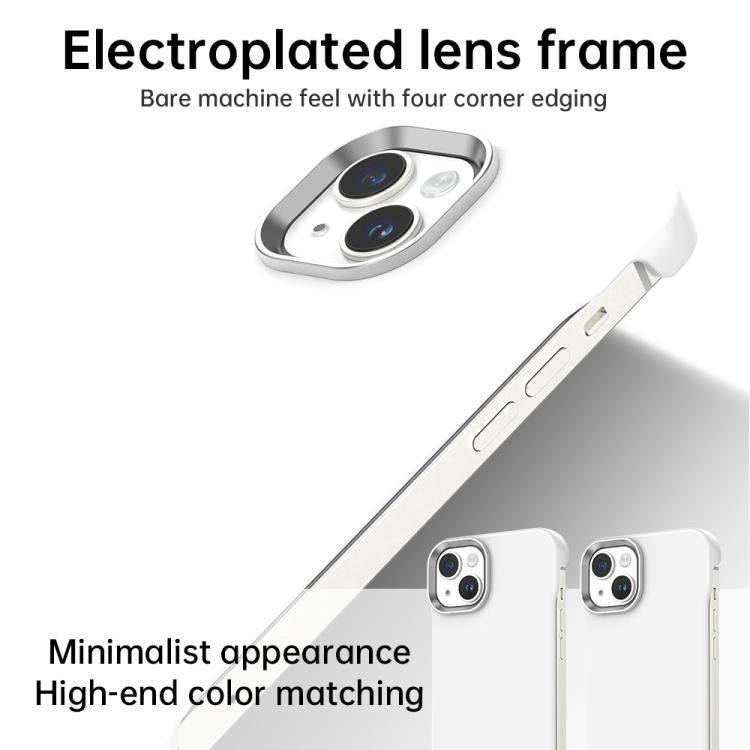 Custodia per telefono ultra sottile senza cornice in TPU + PET + PC antiurto., For iPhone 14 Plus, For iPhone 14, For iPhone 14 Pro