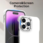 Custodia per telefono ultra sottile senza cornice in TPU + PET + PC antiurto., For iPhone 14 Pro Max, For iPhone 13 Pro Max, For iPhone 13 Pro