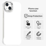 Custodia per telefono ultra sottile senza cornice in TPU + PET + PC antiurto., For iPhone 13, For iPhone 12, For iPhone 12 Pro Max