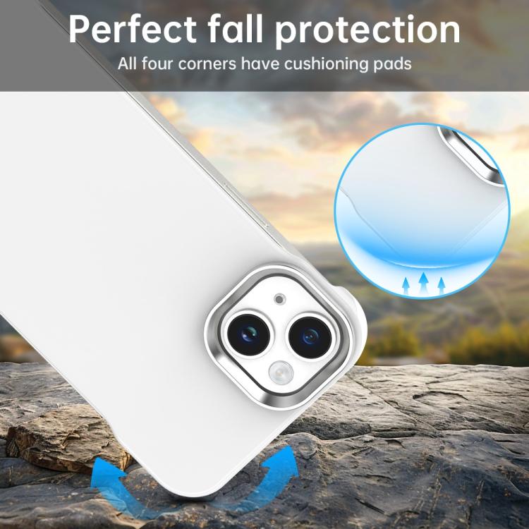 Custodia per telefono ultra sottile senza cornice in TPU + PET + PC antiurto., For iPhone 13, For iPhone 12, For iPhone 12 Pro Max