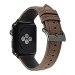 Cinturino in vera pelle con trama litchi per Apple Watch Series 6 e SE e 5 e 4 40 mm / 3 e 2 e 1 38 mm, For Apple Watch Series 7 41mm / 6 & SE & 5 & 4 40mm / 3 & 2 & 1 38mm