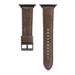 Cinturino in vera pelle con trama litchi per Apple Watch Series 6 e SE e 5 e 4 40 mm / 3 e 2 e 1 38 mm, For Apple Watch Series 7 41mm / 6 & SE & 5 & 4 40mm / 3 & 2 & 1 38mm