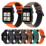 Cinturino in vera pelle con trama litchi per Apple Watch Series 6 e SE e 5 e 4 40 mm / 3 e 2 e 1 38 mm, For Apple Watch Series 7 41mm / 6 & SE & 5 & 4 40mm / 3 & 2 & 1 38mm