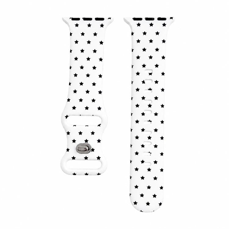 Cinturino per orologio in silicone con fibbia stampata a rovescio., For Apple Watch 46mm / 49mm / 45mm / 44mm, For Apple Watch 42mm / 41mm / 40mm / 38mm