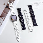 Cinturino per orologio in silicone con fibbia stampata a rovescio., For Apple Watch 46mm / 49mm / 45mm / 44mm, For Apple Watch 42mm / 41mm / 40mm / 38mm