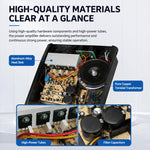 Mixer professionale Bluetooth multifunzione a 4 canali modello 402D con amplificatore integrato., EU Plug, UK Plug, US Plug