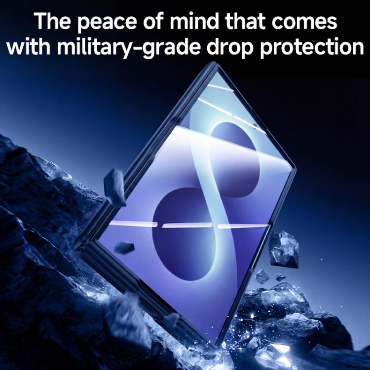 Custodia per telefono in PC con rivestimento spray satinato effetto pelle, supporto magnetico a 360°, cerniera e pellicola integrata., For Galaxy Z Fold8 5G, For Galaxy Z Fold8 Ultra 5G