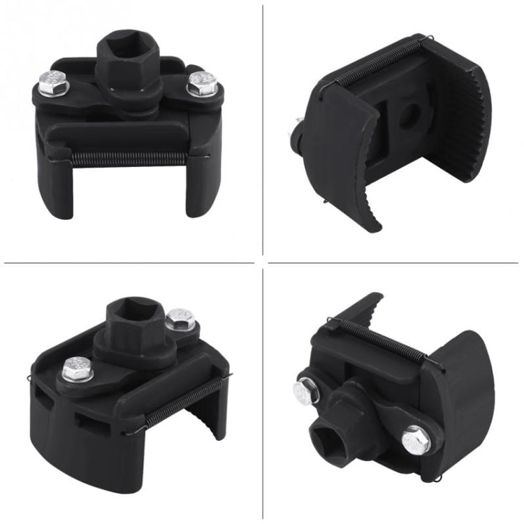 Chiave per filtro olio a 2 ganasce regolabile in acciaio fuso universale Strumento di rimozione per la rimozione del carburante Chiavi per filtri in acciaio fuso a due griffe, 80-105mm, 105-145mm