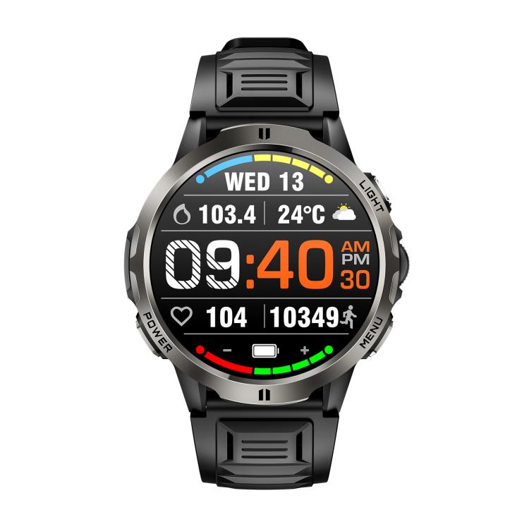 Smartwatch KT92 con display TFT da 1,7 pollici, impermeabilità fino a 3 ATM, controllo tramite rotella e batteria da 1000 mAh.