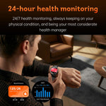 Smartwatch KT92 con display TFT da 1,7 pollici, impermeabilità fino a 3 ATM, controllo tramite rotella e batteria da 1000 mAh.