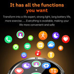 Smartwatch KT92 con display TFT da 1,7 pollici, impermeabilità fino a 3 ATM, controllo tramite rotella e batteria da 1000 mAh.