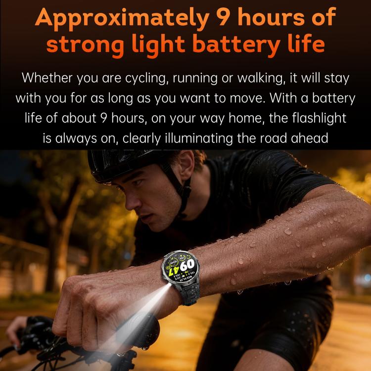 Smartwatch KT92 con display TFT da 1,7 pollici, impermeabilità fino a 3 ATM, controllo tramite rotella e batteria da 1000 mAh.