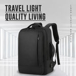 Zaino per laptop da lavoro impermeabile OUMANTU 1905 di grande capacità