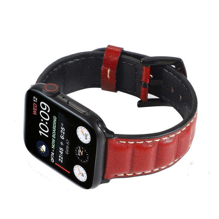 Cinturino in vera pelle per Apple Watch Series 6 e SE e 5 e 4 44 mm / 3 e 2 e 1 42 mm, For Apple Watch Series 7 45mm / 6 & SE & 5 & 4 44mm / 3 & 2 & 1 42mm