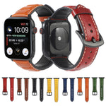 Cinturino in vera pelle per Apple Watch Series 6 e SE e 5 e 4 44 mm / 3 e 2 e 1 42 mm, For Apple Watch Series 7 45mm / 6 & SE & 5 & 4 44mm / 3 & 2 & 1 42mm