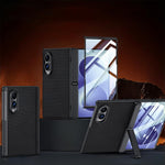 Custodia per telefono con cerniera a molla, in pelle vegana e pellicola integrata., For Galaxy Z Fold8 5G, For Galaxy Z Fold8 Ultra 5G