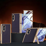 Custodia per telefono con cerniera a molla, in pelle vegana e pellicola integrata., For Galaxy Z Fold8 5G, For Galaxy Z Fold8 Ultra 5G