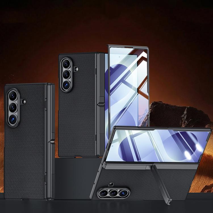 Custodia per telefono con cerniera a molla, in pelle vegana e pellicola integrata., For Galaxy Z Fold8 5G, For Galaxy Z Fold8 Ultra 5G