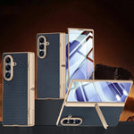Custodia per telefono con cerniera a molla, in pelle vegana e pellicola integrata., For Galaxy Z Fold8 5G, For Galaxy Z Fold8 Ultra 5G