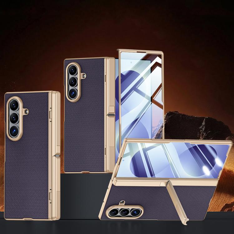 Custodia per telefono con cerniera a molla, in pelle vegana e pellicola integrata., For Galaxy Z Fold8 5G, For Galaxy Z Fold8 Ultra 5G