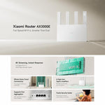 Router Xiaomi AX3000E Wi-Fi 6 Dual-Band 3000Mbps, spina USA, AX3000E